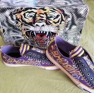 Ed Hardy slip ons